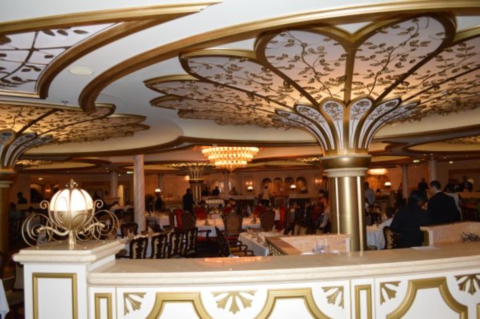 Disney Cruise Line – Royal Court Restaurant onboard The Fantasy