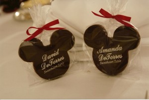 Chocolate place cards