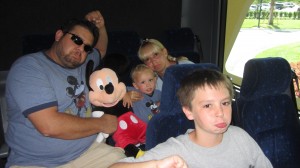 Dopey Diva's family on their last day of one of their WDW vacation