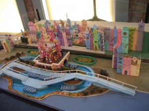 One of the many models used to help design Disneyland