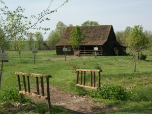 The replica Disney Barn