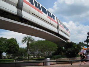 Disney World monorail