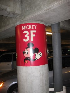 Mickey & Friends Parking Structure (Don't forget where you park)