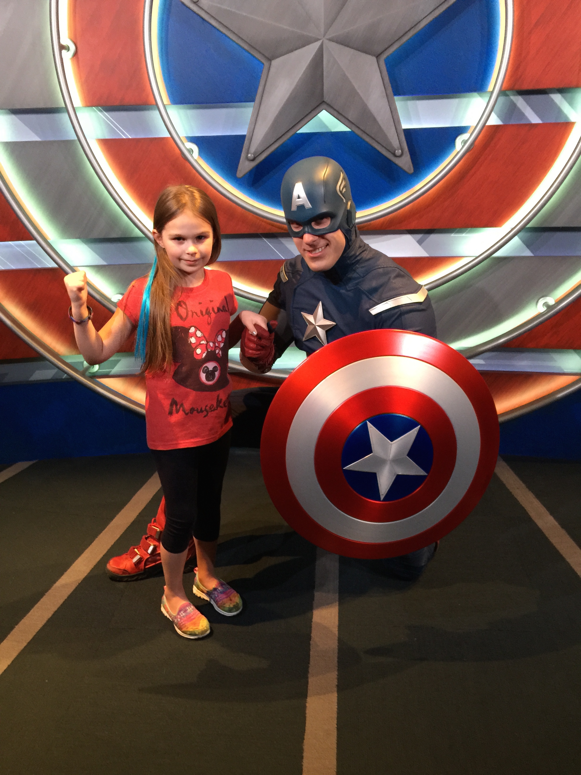 Disneyland: Meet Captain America