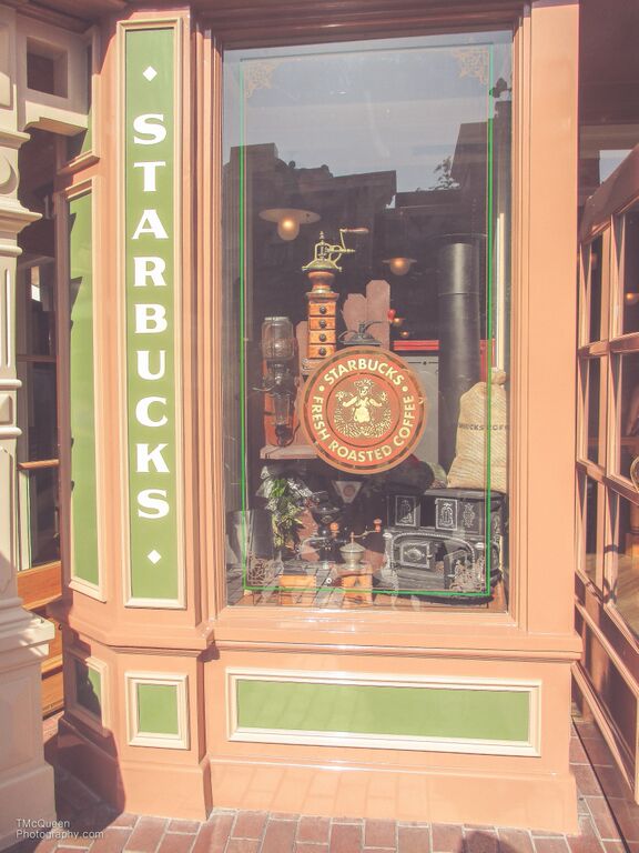 Starbucks on Main Street Disneyland