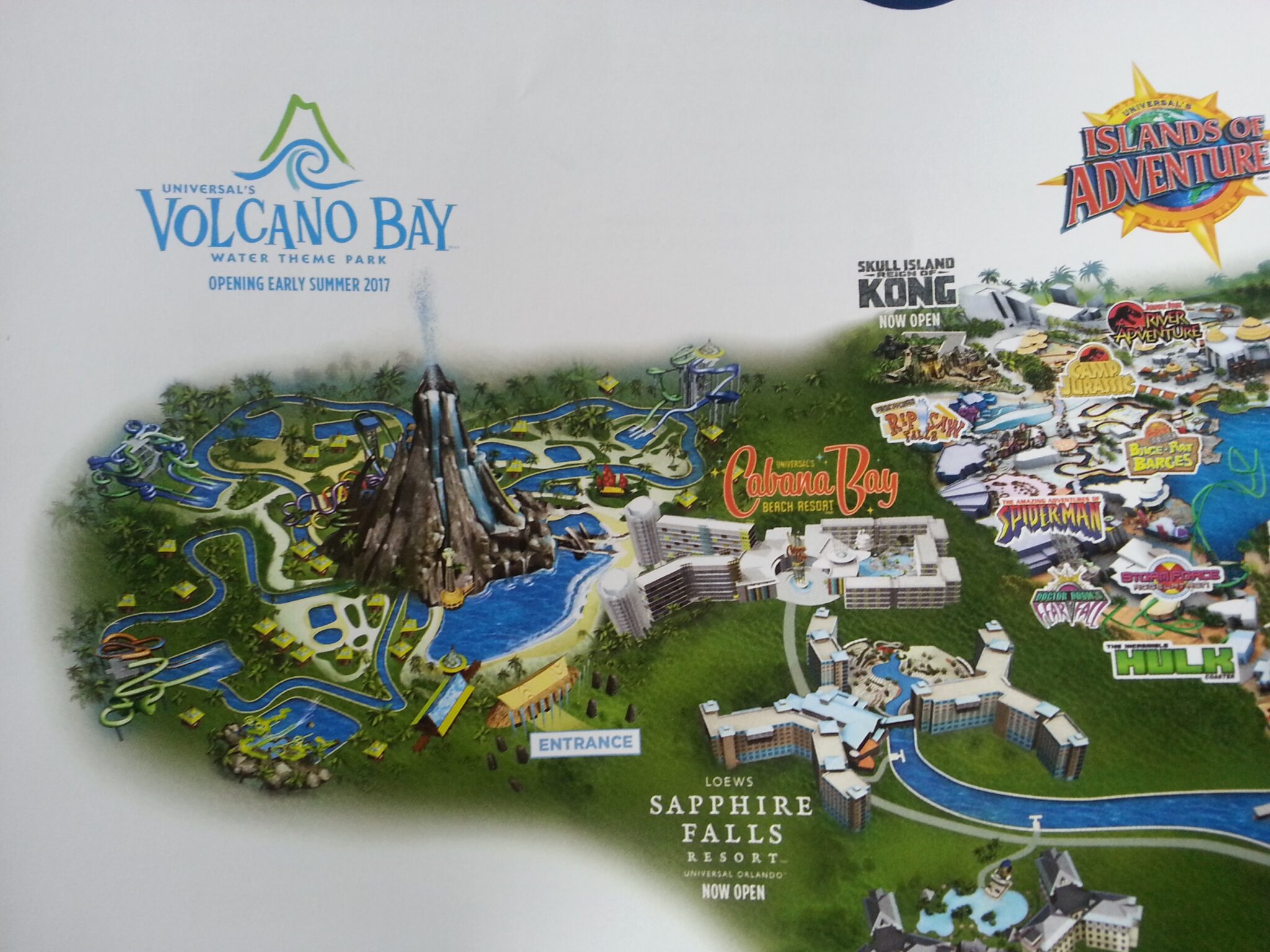 Universal Studios Islands of Adventure - 2007 Park Map