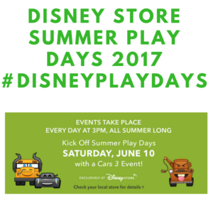 Disney Store Summer Play Days
