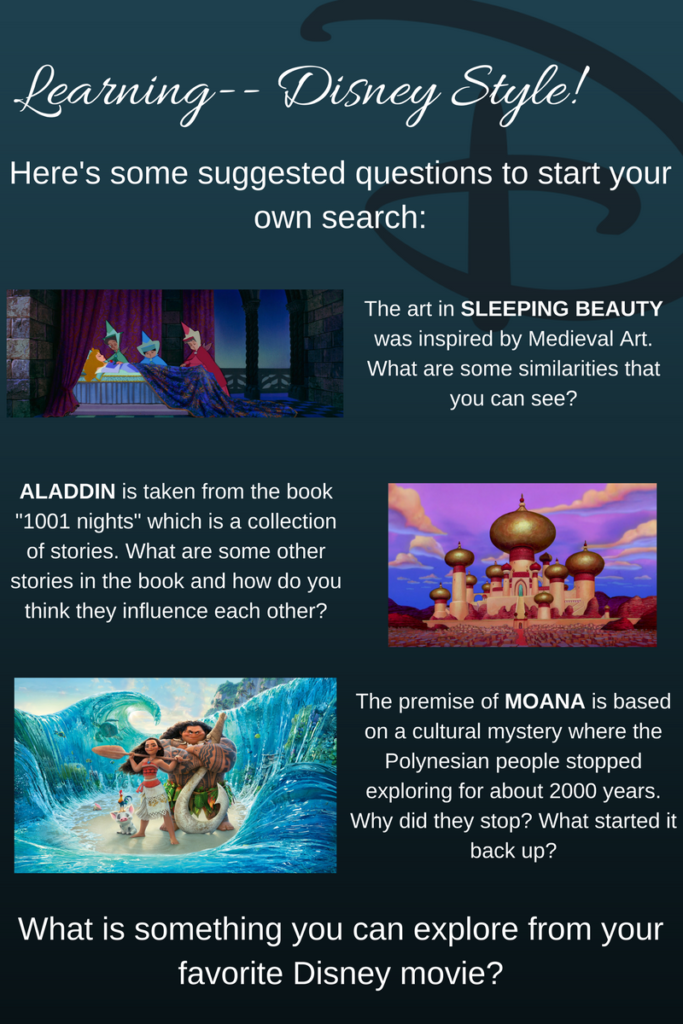 More things to explore. what is your favorite Disney movie and what you learn from it?
