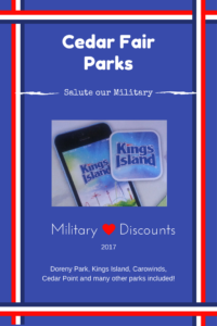 What theme parks offer military discounts? Which theme parks offer discounted military admission? 