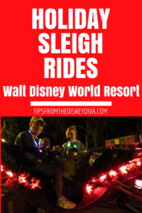 Holiday Sleigh Rides at Walt Disney World Resort