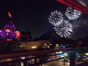 More fireworks from the Skyline Lounge