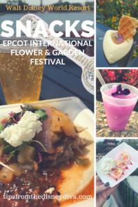 Snacks at Epcot International Flower & Garden Festival