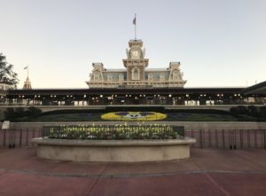 An Empty Magic Kingdom early in the morning