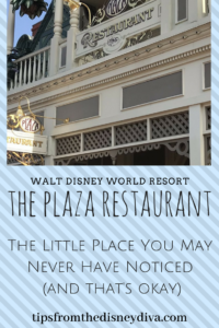 The Plaza Restaurant at Walt Disney World Resort's Magic Kingdom