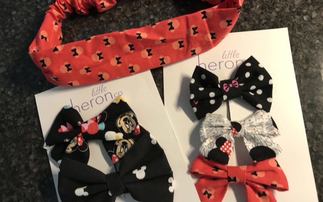 Review and Giveaway – Little Heron Co Disney Hair Bows