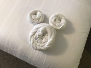 Towel animal Mickey 