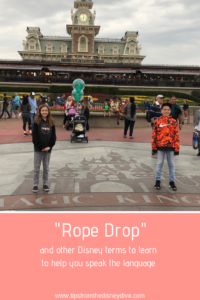 "Rope Drop" and Other Disney Terms to Learn to Help You Speak the Language