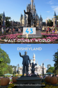 43 Little Differences between Walt Disney World and Disneyland