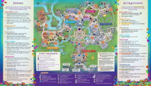 Mickey's Not So Scary Halloween Party Park Map