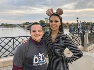 Soarin Diva's 2019 Disney Dreamer with Good Morning America's Adrienne Bankert at Epcot