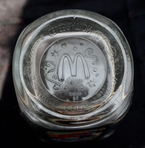 The Walt Disney World Millennial Glassware has the McDonald's logo on the bottom