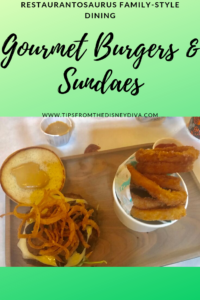Restaurantosaurus Family-Style Dining: Gourmet Burgers and Sundaes