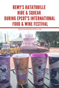 Remy's Ratatouille Hide & Squeak during Epcot's International Food & Wine Festival