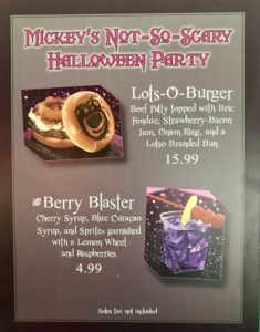 Cosmic Ray's at Mickey's Not So Scary Halloween Party