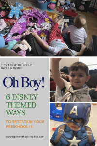 6 Disney Themed Ways to Entertain Your Preschooler