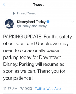 Disneyland Today Twitter