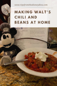 Making Walt's Chili and Beans at Home