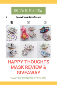 Happy Thoughts Disney Masks