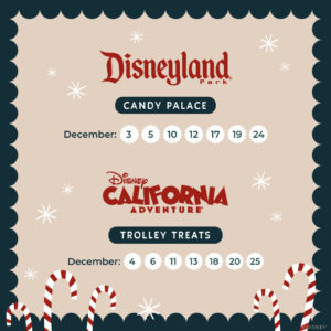 Disneyland Candy Canes 2023