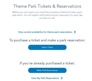 park pass reservations