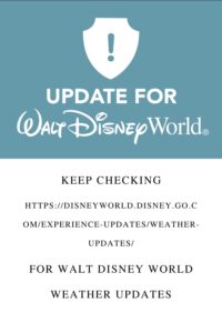 Walt Disney World and Hurricane Ian