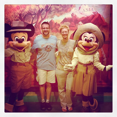 Meeting Mickey and Minnie at Disney’s Animal Kingdom