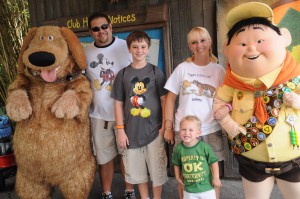 Meet and Greet with Dug and Russell at Discovery Island