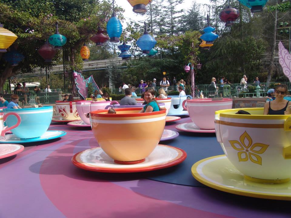 The Mad Tea Party Ride at Disneyland