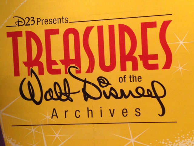 D23 Treasures of the Walt Disney Archives Exhibit
