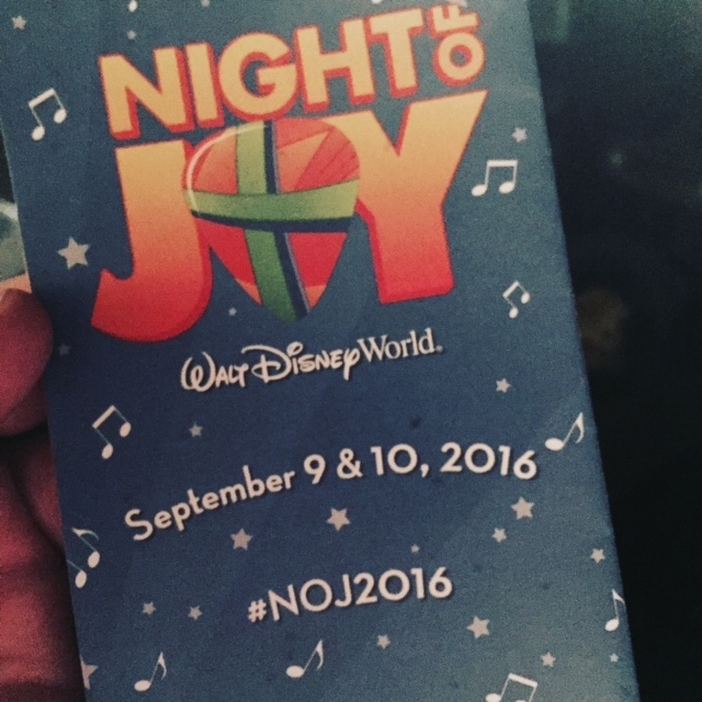 Night of Joy 2016- A Review of What’s New