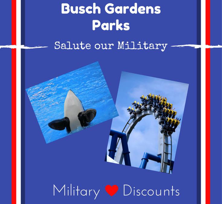 2017 Military Discounts Outside of Disney, Part 2- Free Admission to Busch Gardens/Sea World Parks