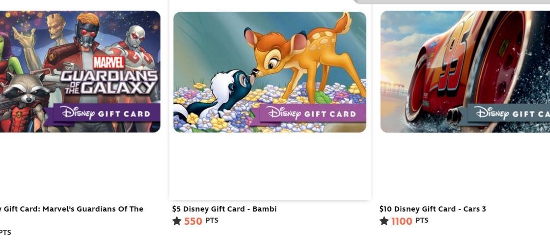 Earn Disney Gift Cards and More from Disney Movie Rewards!