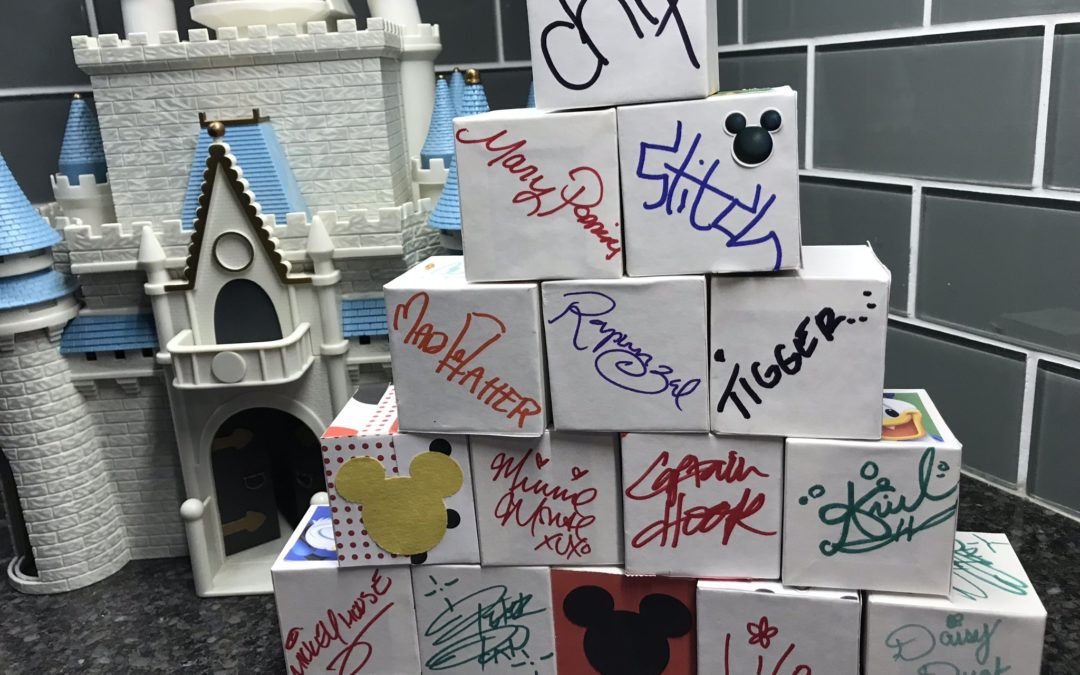 An Easy, DIY Disney Autograph Idea that Really “Stacks Up”