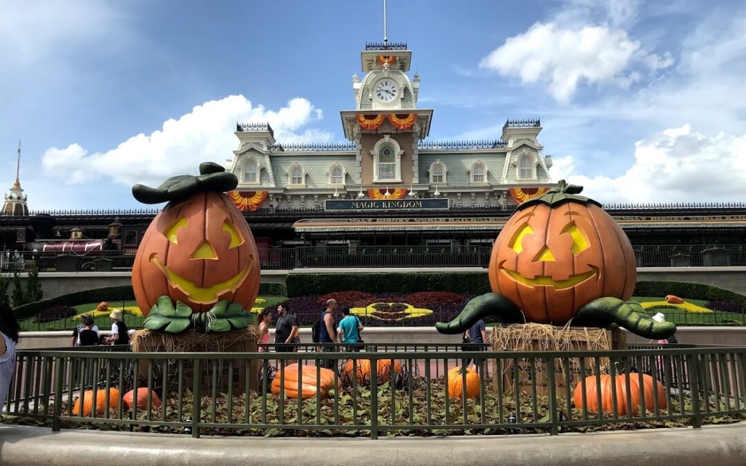 Halloween Decorations at Magic Kingdom