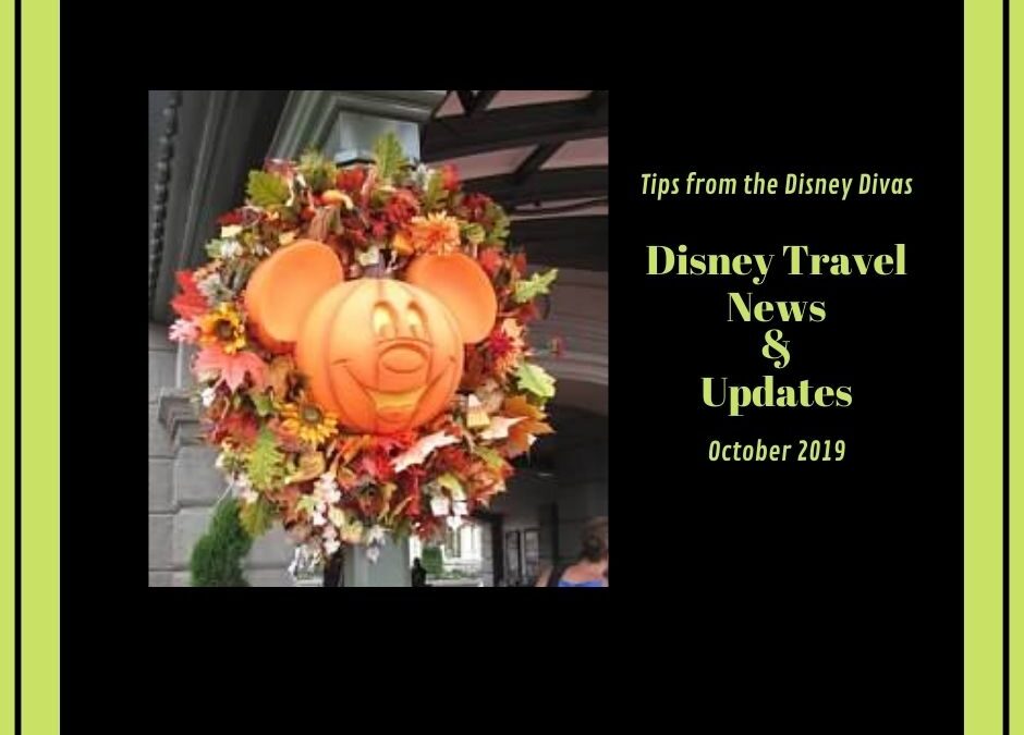 Disney Travel News & Updates Highlights from October 2019