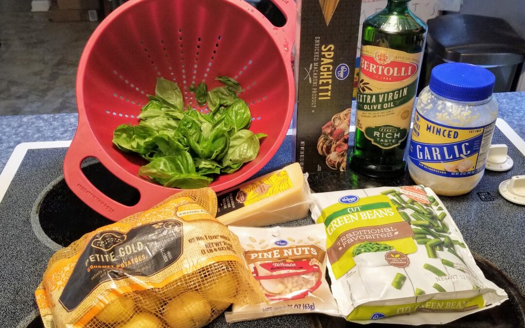 Making Trenette al Pesto from Pixar’s Luca at Home